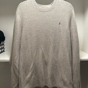 Men's All Saints Oatmeal Sweater XL